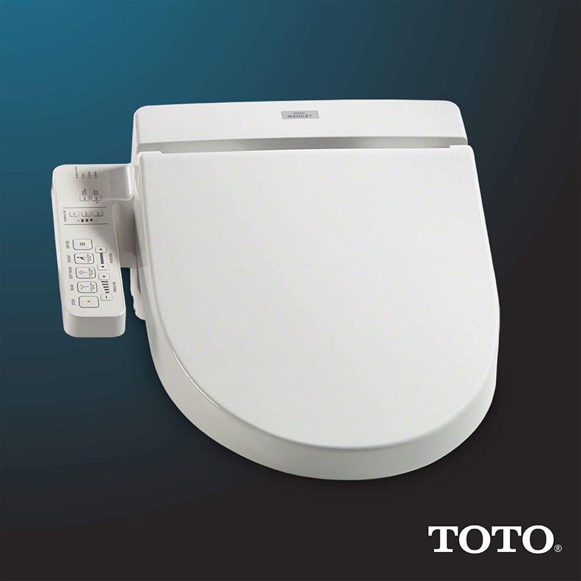 TOTO C100 Washlet+ Cotton White Elongated Electronic Toilet Bidet Seat