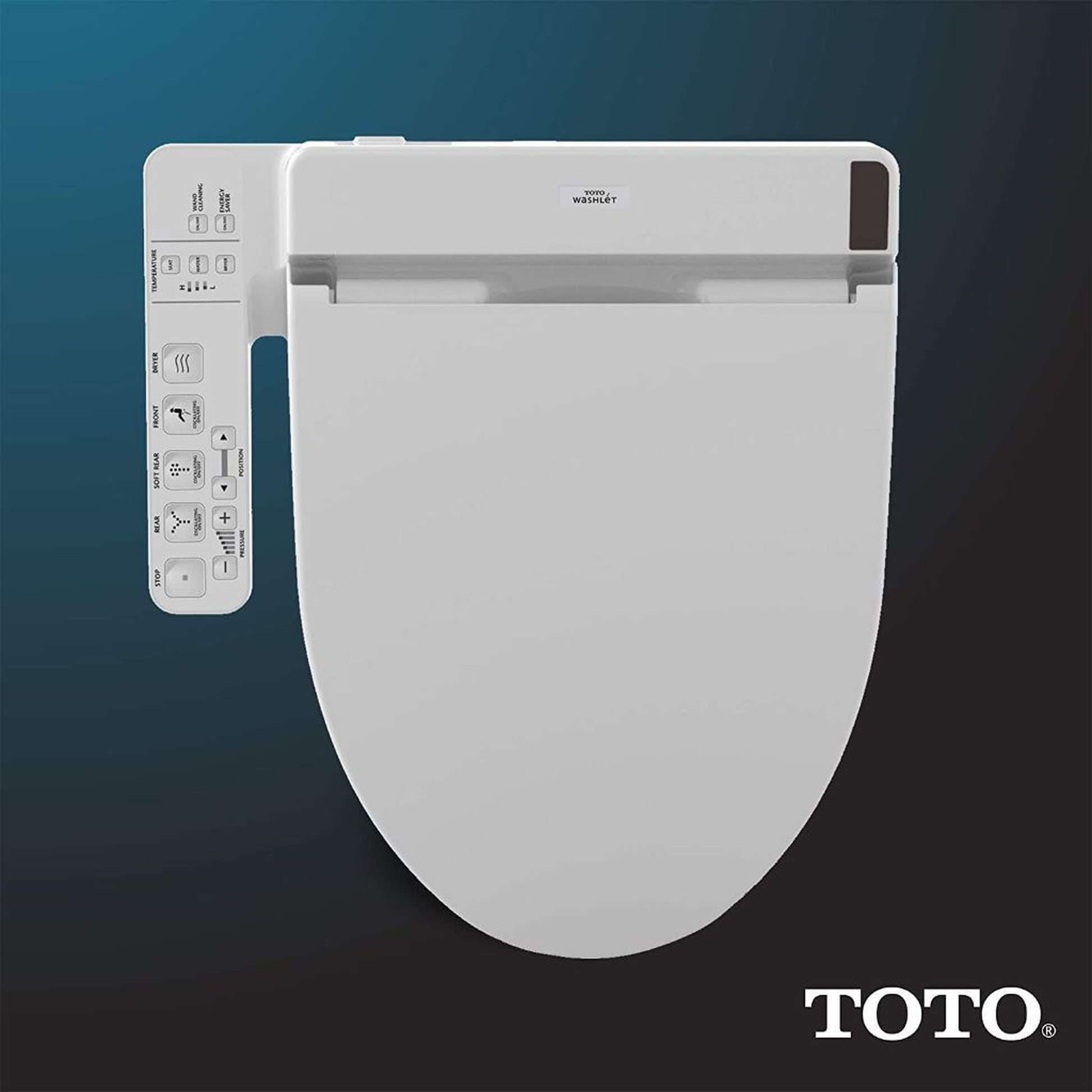TOTO C100 Washlet+ Cotton White Elongated Electronic Toilet Bidet Seat