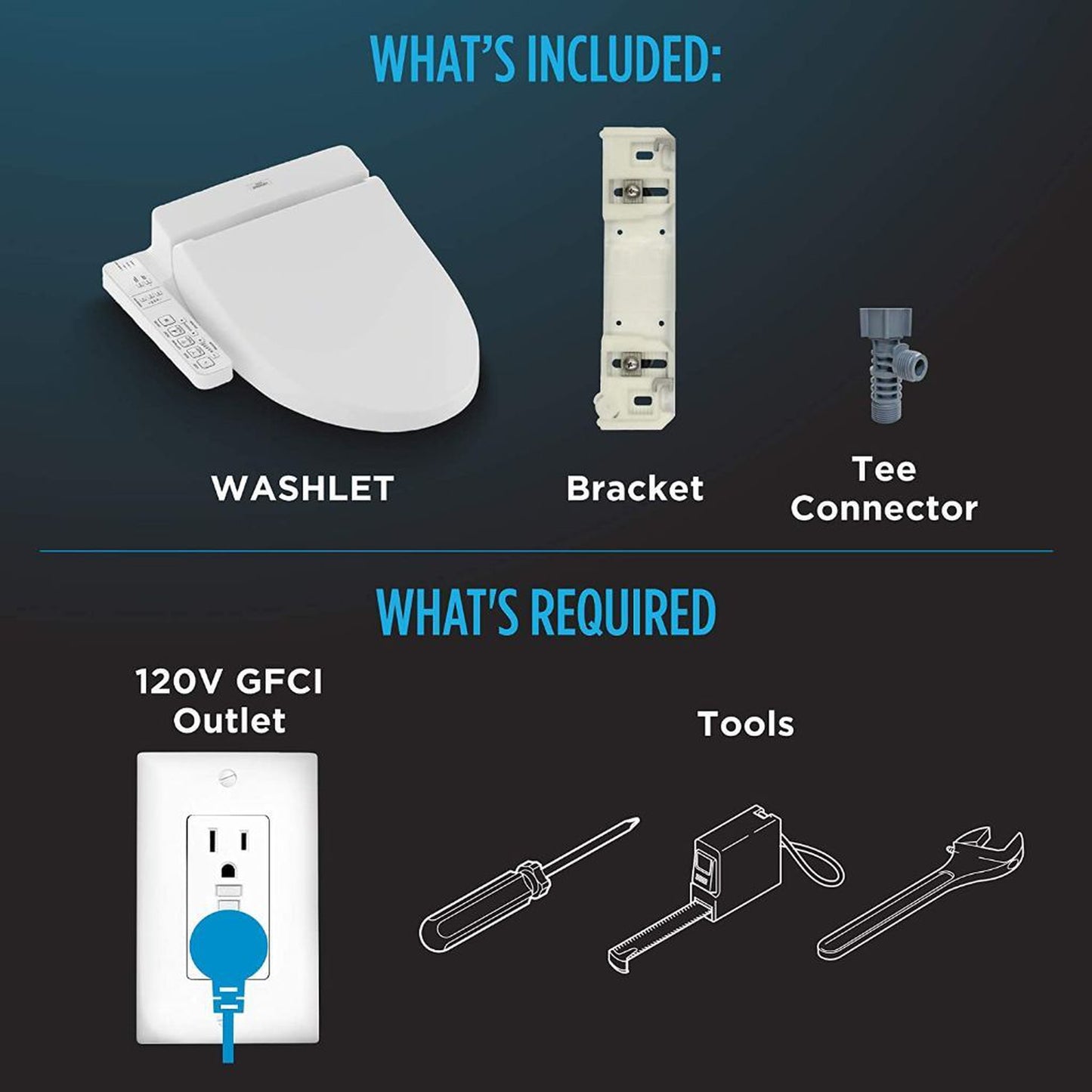 TOTO C100 Washlet+ Cotton White Elongated Electronic Toilet Bidet Seat