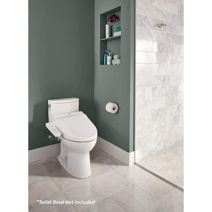 TOTO C100 Washlet+ Cotton White Elongated Electronic Toilet Bidet Seat
