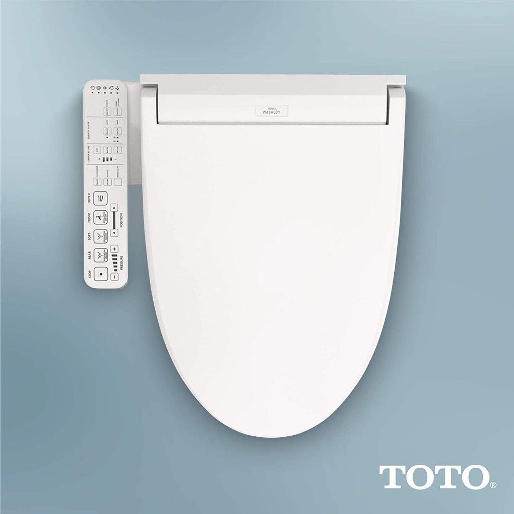 TOTO C2 Washlet Cotton White Electronic Elongated Toilet Bidet Seat