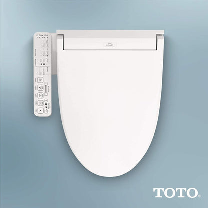 TOTO C2 Washlet Cotton White Electronic Elongated Toilet Bidet Seat