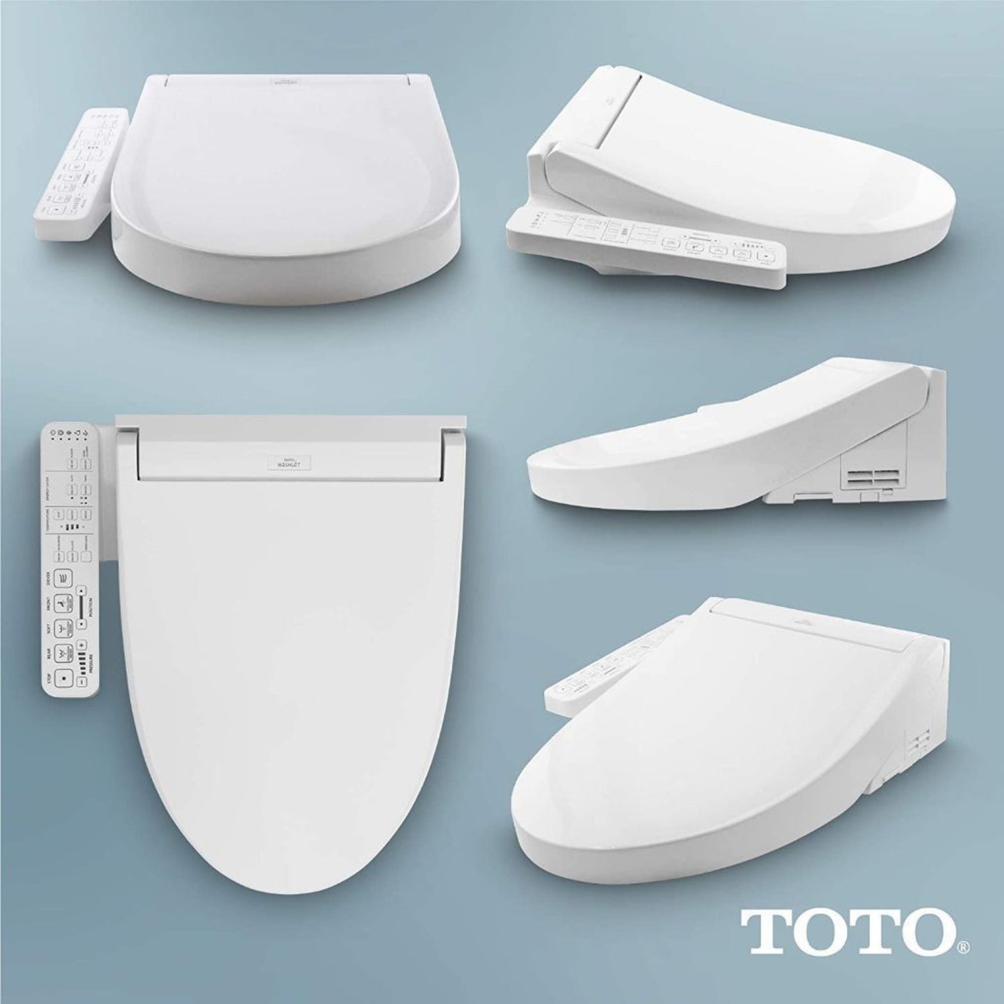 TOTO C2 Washlet Cotton White Electronic Elongated Toilet Bidet Seat