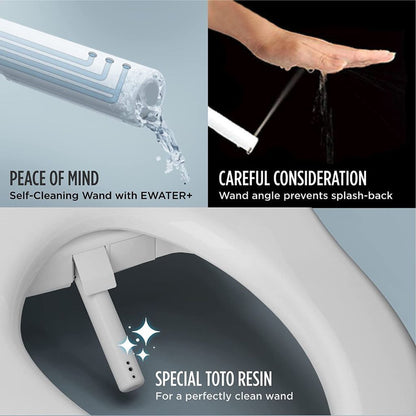 TOTO C2 Washlet Cotton White Electronic Elongated Toilet Bidet Seat