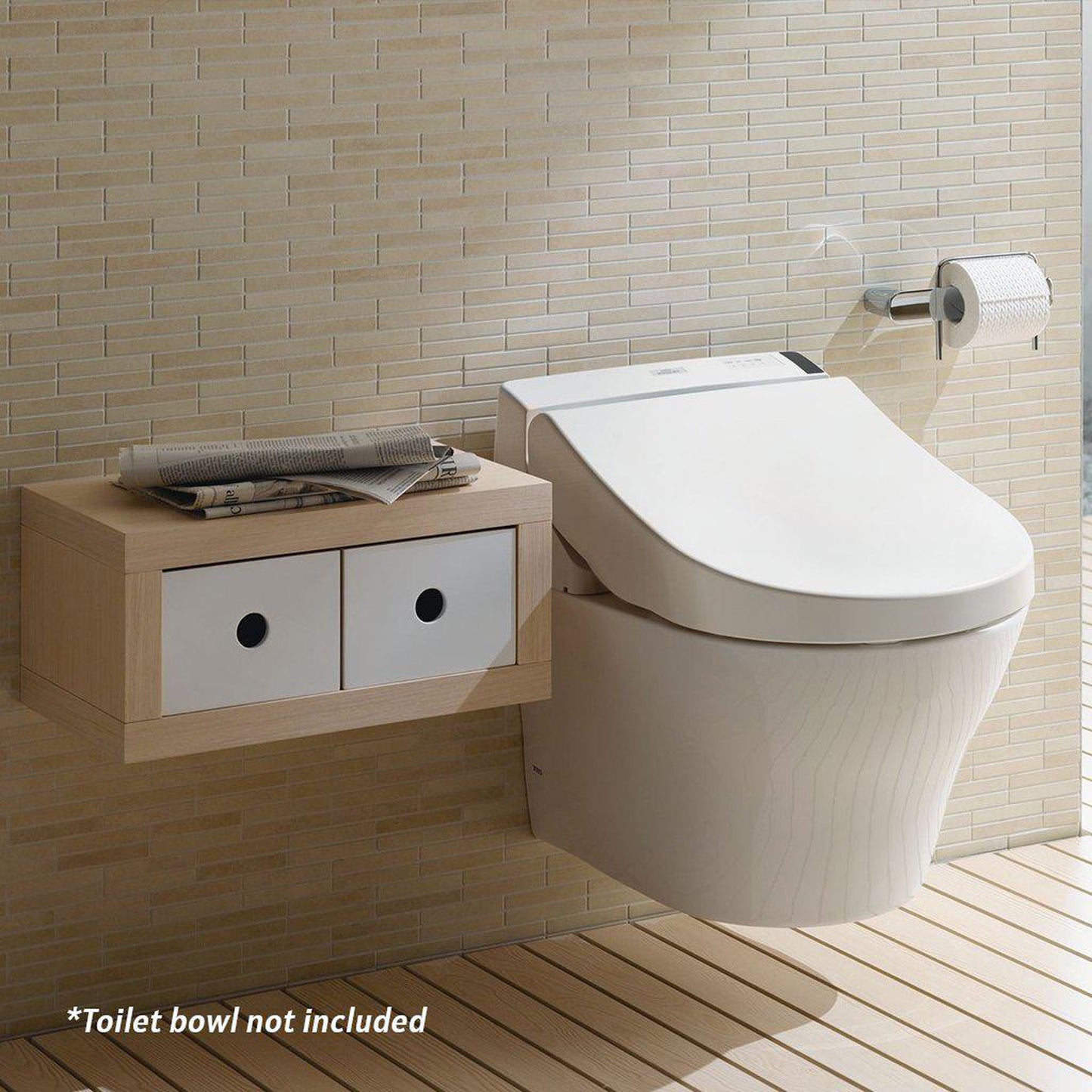 TOTO C200 Washlet+ Cotton White D-Shape Electronic Toilet Bidet Seat