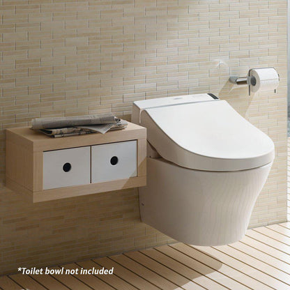 TOTO C200 Washlet+ Cotton White D-Shape Electronic Toilet Bidet Seat