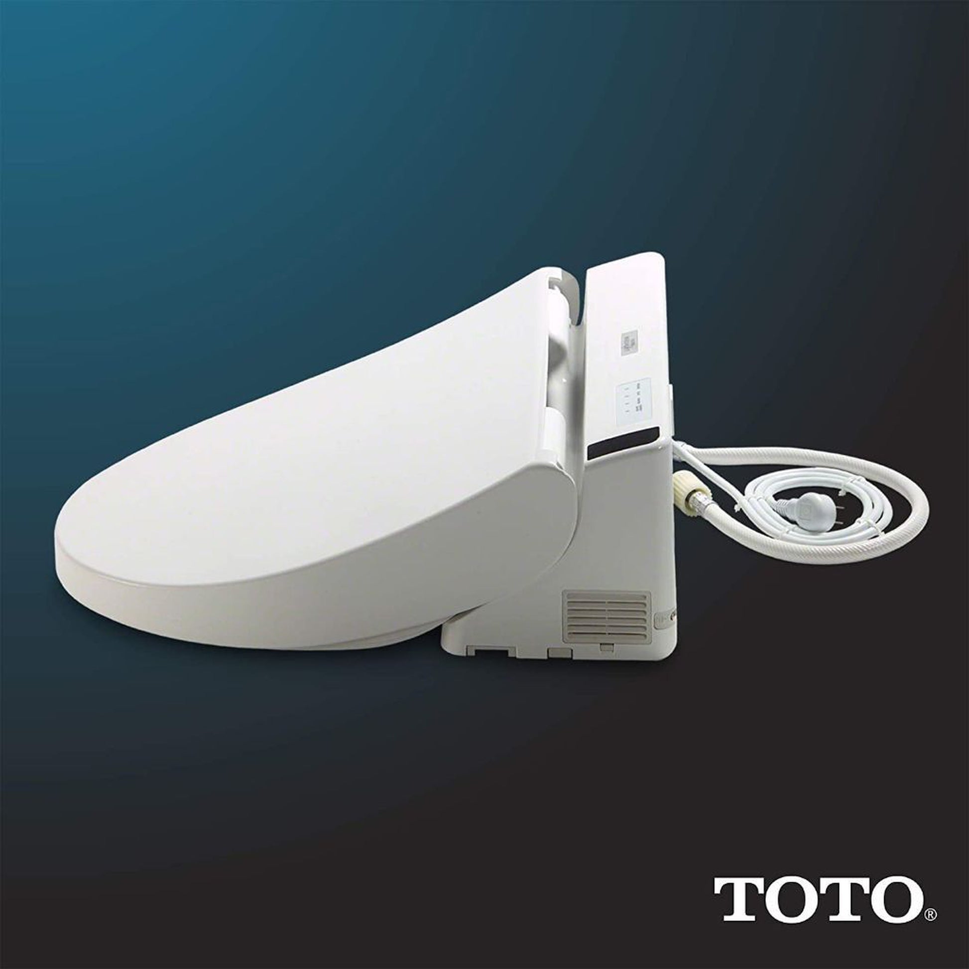 TOTO C200 Washlet Cotton White Electronic Round Toilet Bidet Seat