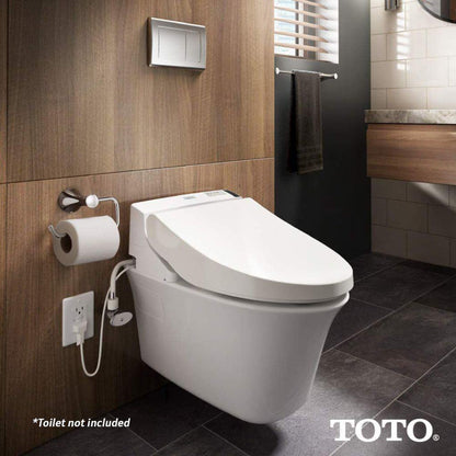 TOTO C200 Washlet Cotton White Electronic Round Toilet Bidet Seat