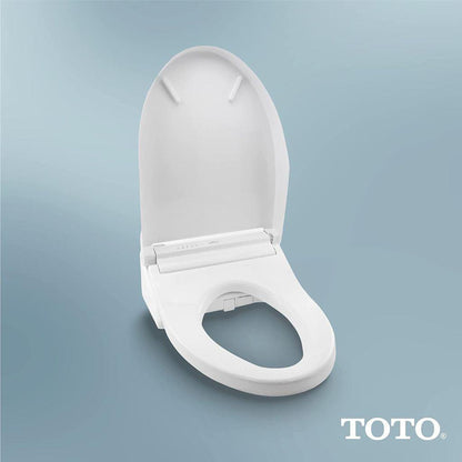 TOTO C5 Washlet+ Cotton White Electronic Elongated Toilet Bidet Seat