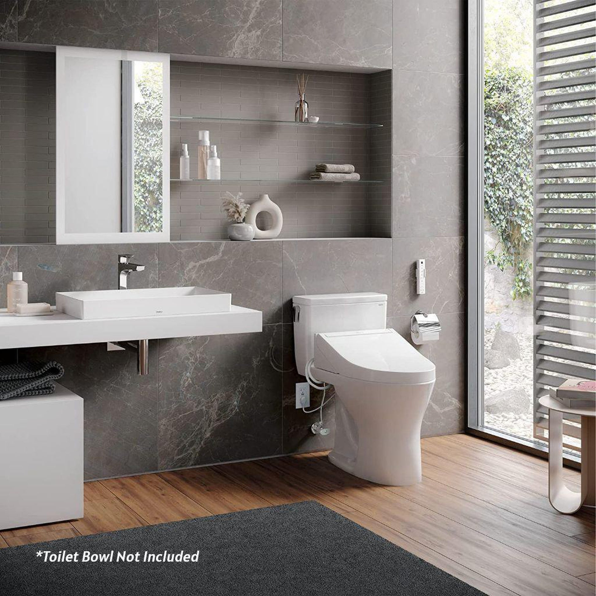 TOTO C5 Washlet+ Cotton White Electronic Elongated Toilet Bidet Seat