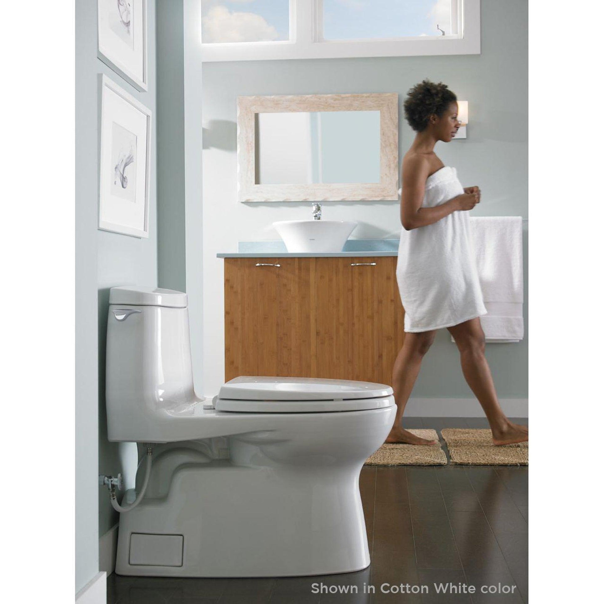 TOTO Carlyle II Bone One-Piece 1 GPF Elongated Toilet With SoftClose Seat