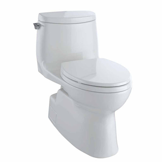 TOTO Carlyle II Colonial White One-Piece 1 GPF Elongated Toilet With SoftClose Seat