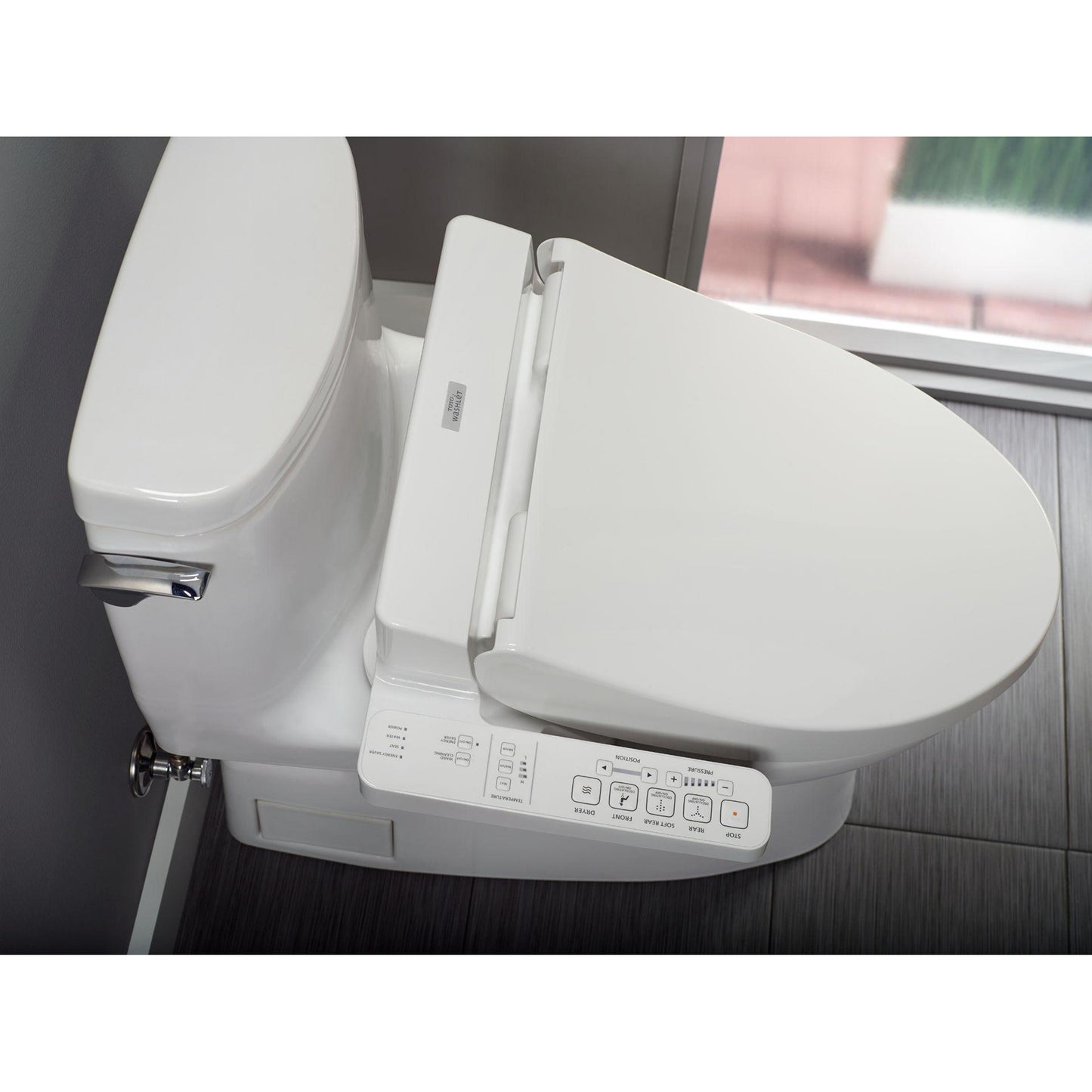 TOTO Carlyle II Cotton White 1 GPF One-Piece Elongated Toilet With WASHLET+ C100