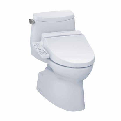 TOTO Carlyle II Cotton White 1 GPF One-Piece Elongated Toilet With WASHLET+ C100