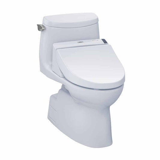 TOTO Carlyle II Cotton White 1 GPF One-Piece Elongated Toilet With WASHLET+ C200