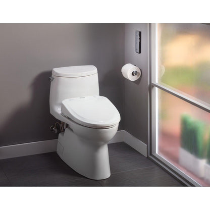 TOTO Carlyle II Cotton White 1 GPF One-Piece Elongated Toilet With WASHLET+ S300E