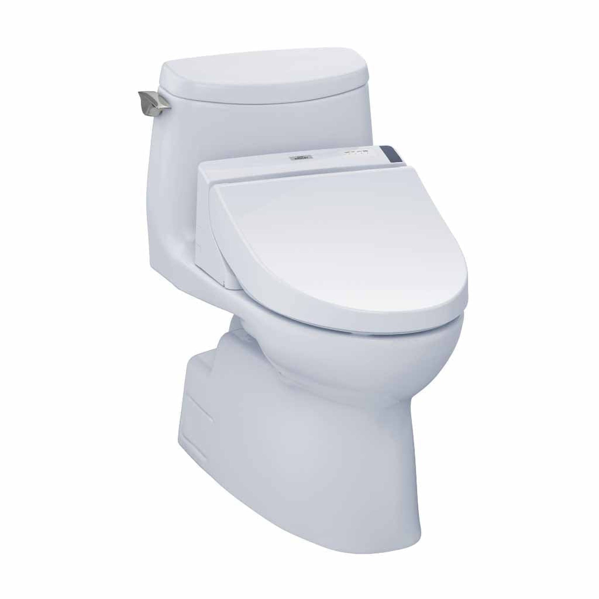 TOTO Carlyle II Cotton White 1.28 GPF One-Piece Elongated Toilet With WASHLET+ C200