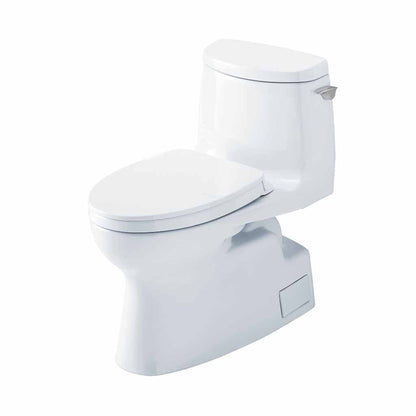 TOTO Carlyle II Cotton White One-Piece 1 GPF Elongated Toilet With WASHLET+ Connection - SoftClose Seat Included (Right Hand Lever)