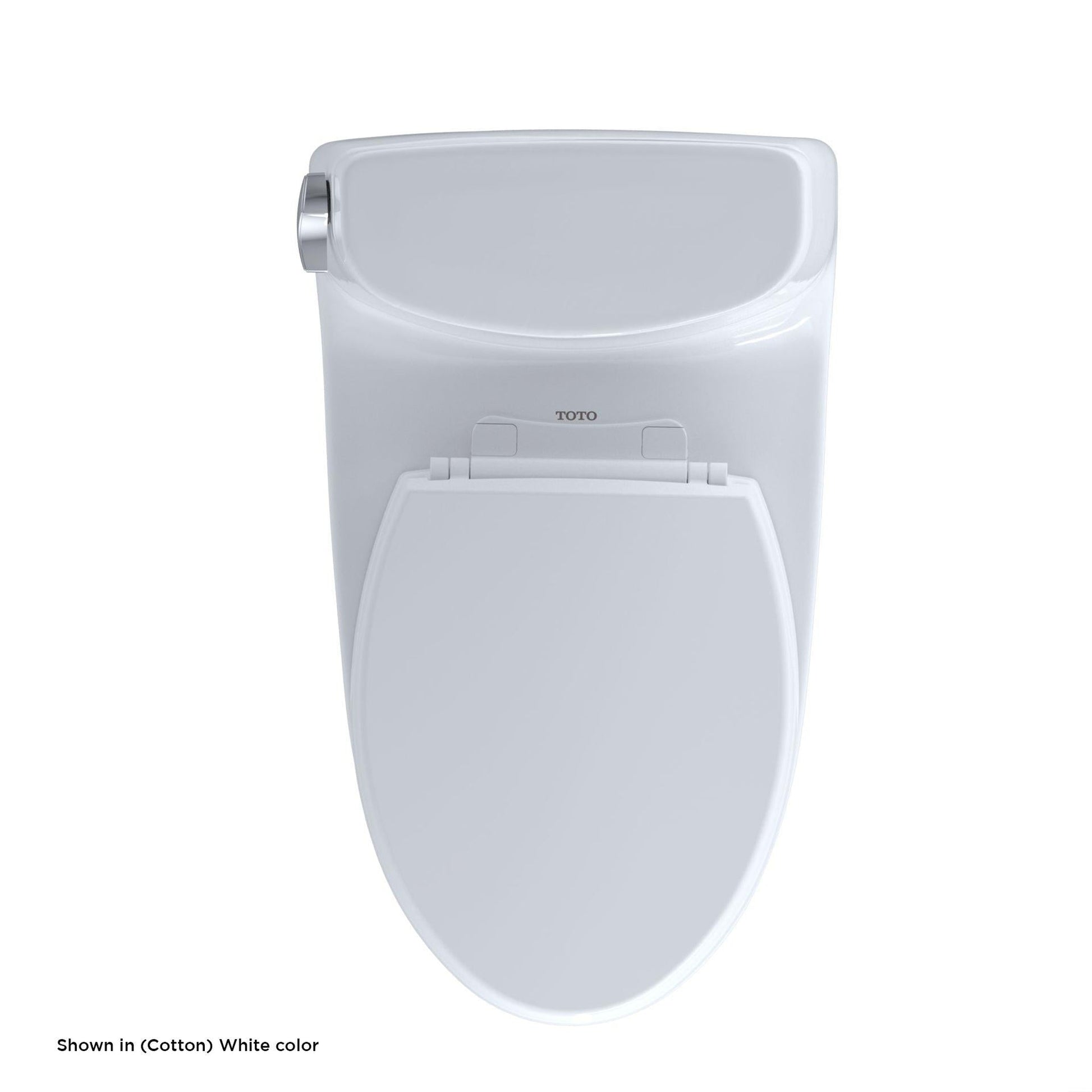 TOTO Carlyle II Cotton White One-Piece 1.28 GPF Elongated Toilet With WASHLET+ Connection - SoftClose Seat Included (Left Hand Lever)