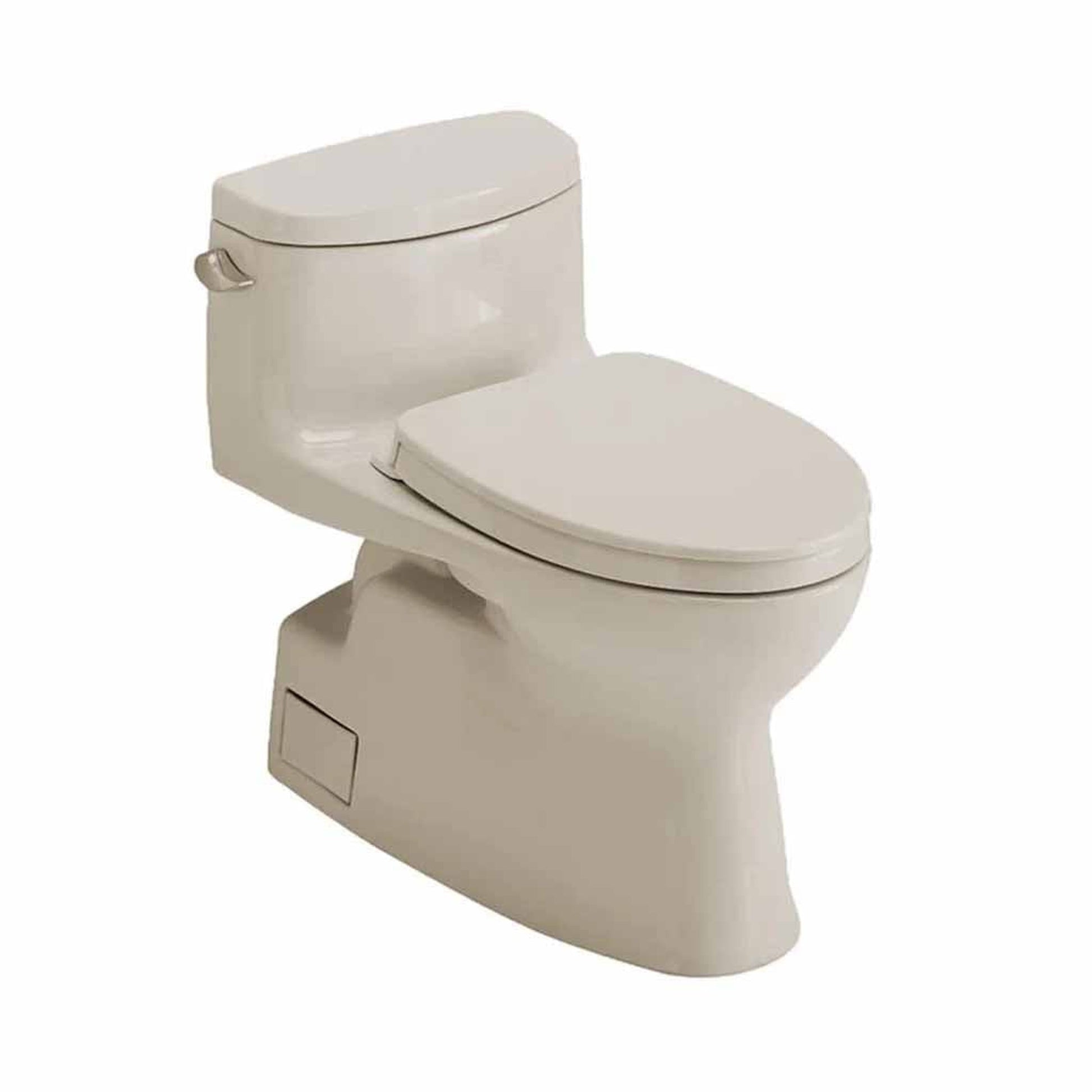 TOTO Carolina II Bone One-Piece 1.28 GPF Elongated Toilet With WASHLET+ Connection - SoftClose Seat Included