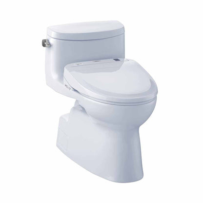 TOTO Carolina II Cotton White 1.28 GPF One-Piece Elongated Toilet With WASHLET+ S300E