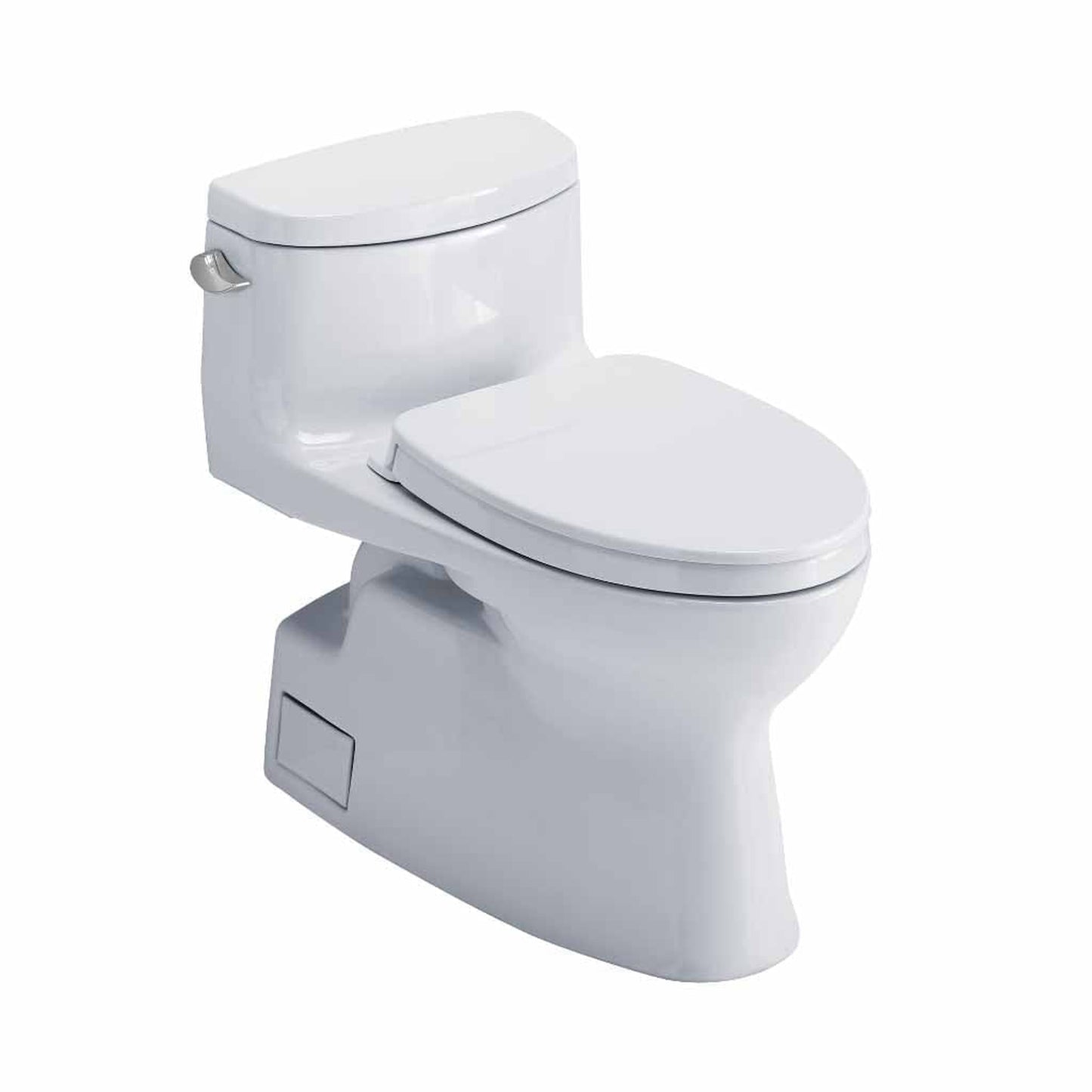 TOTO Carolina II Cotton White One-Piece 1.28 GPF Elongated Toilet With SoftClose Seat