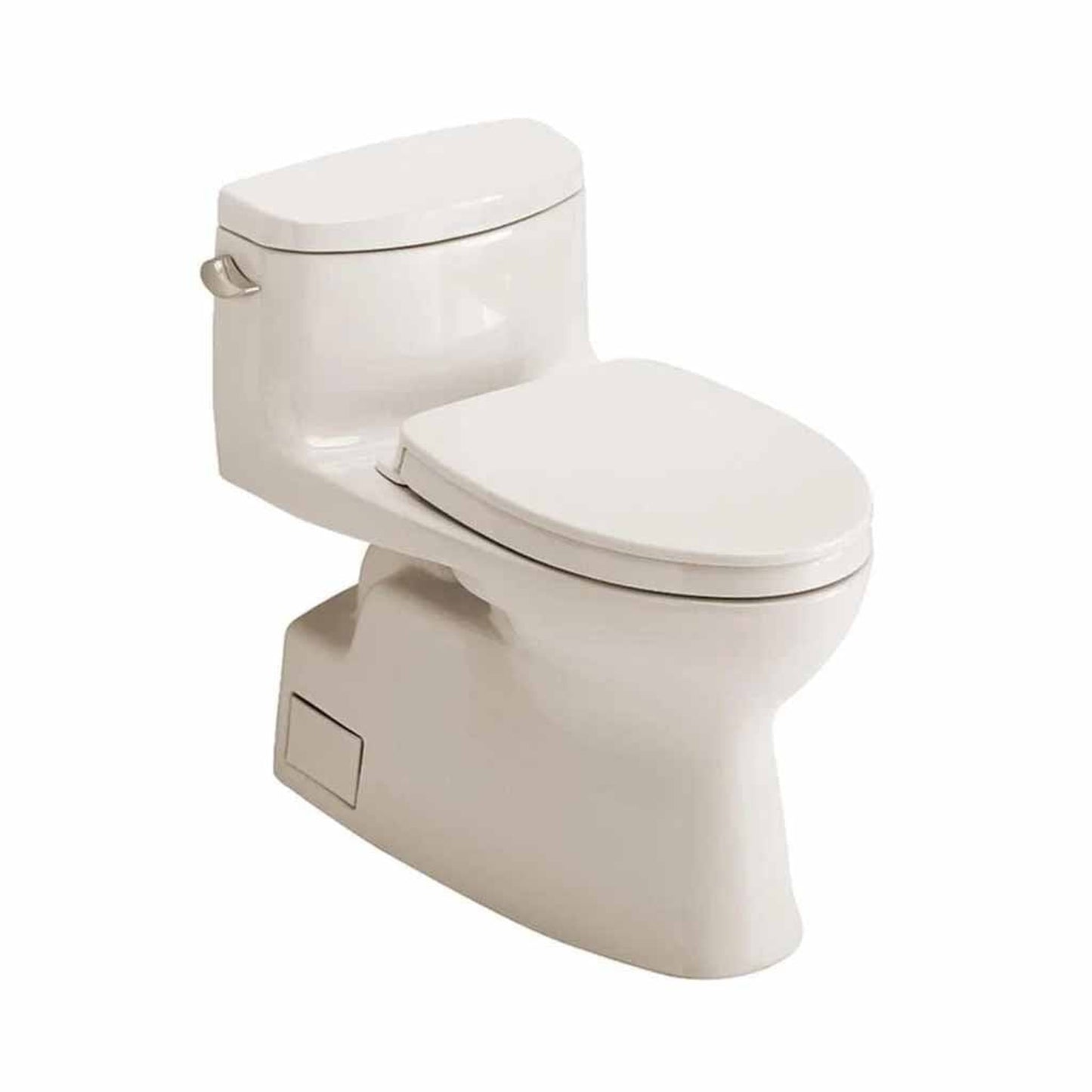TOTO Carolina II Sedona Beige One-Piece 1.28 GPF Elongated Toilet With WASHLET+ Connection - SoftClose Seat Included
