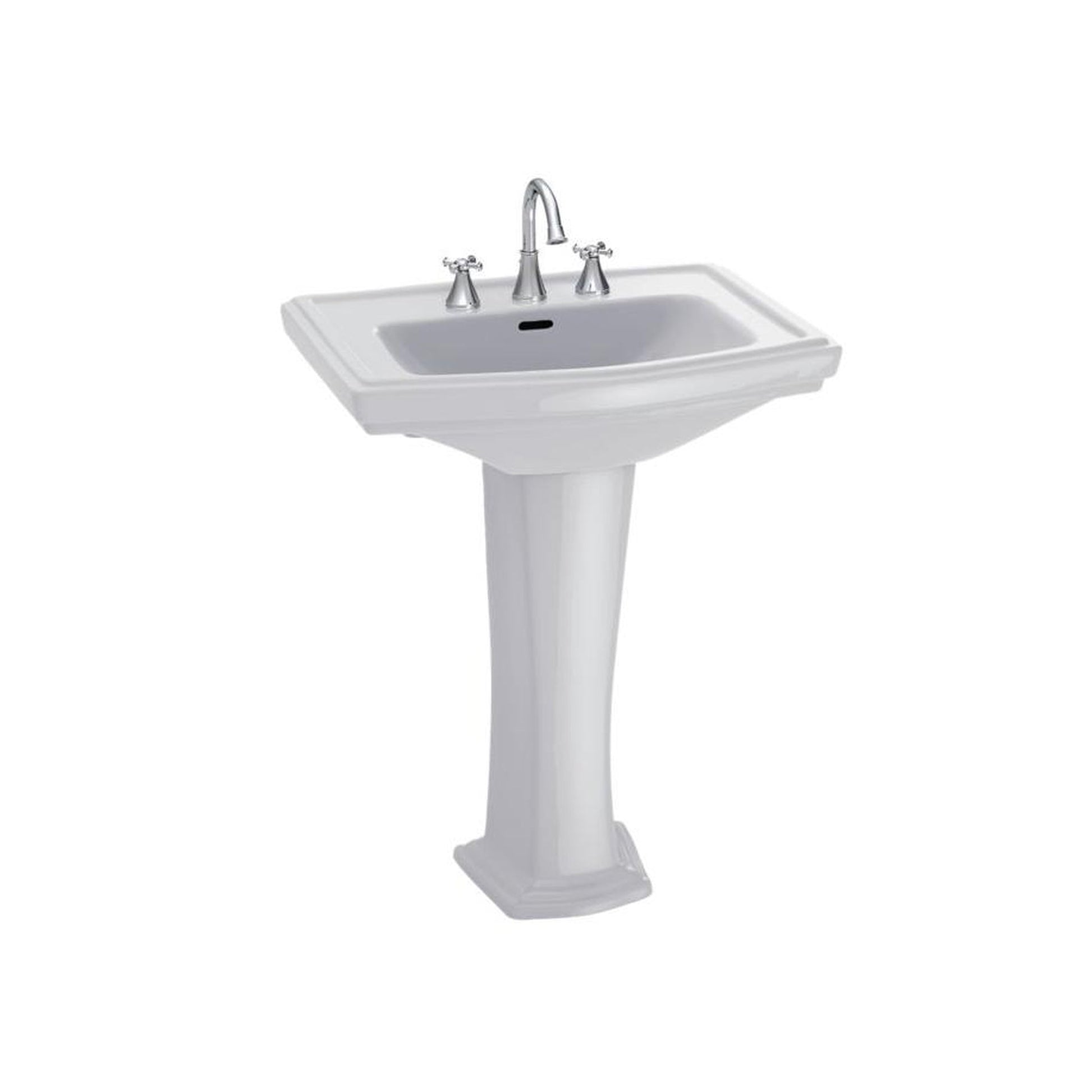 TOTO Clayton 1-Hole Lavatory and Ped Cotton