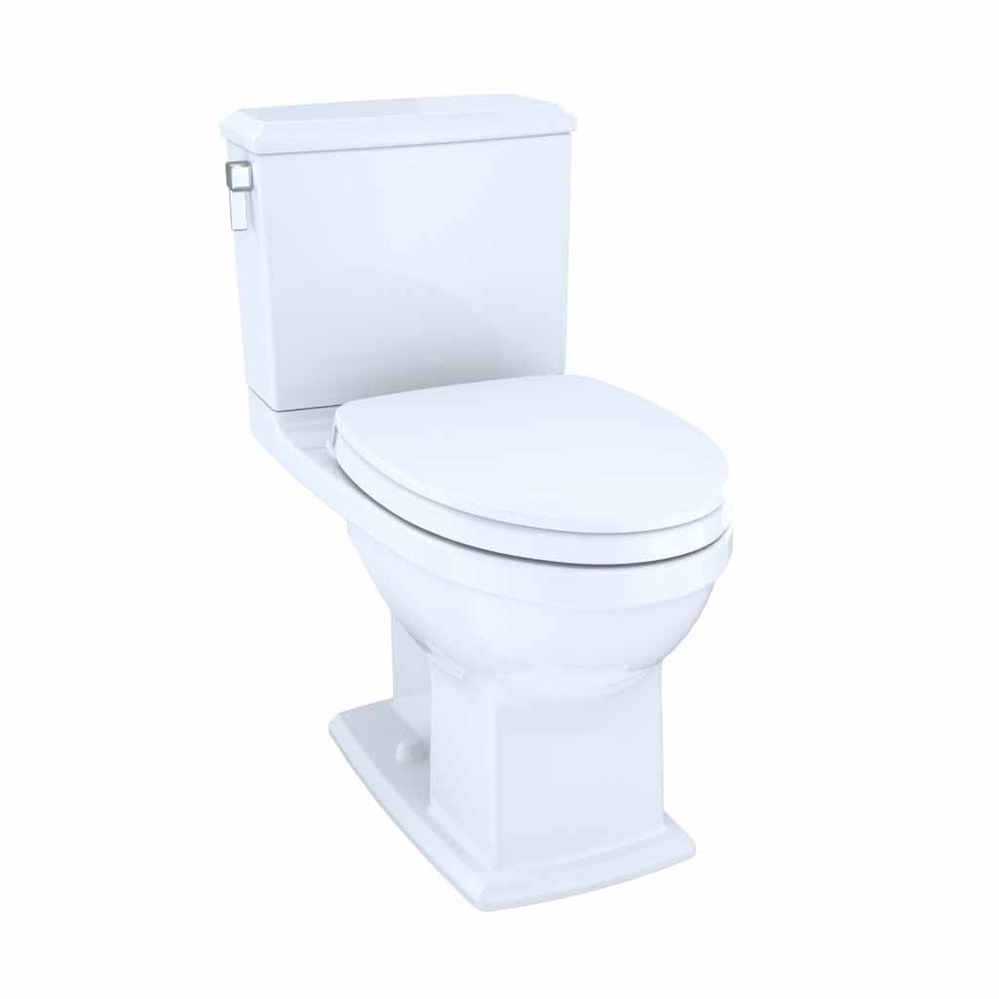 TOTO Connelly Cotton White 1.28 GPF and 0.9 GPF Dual-Flush Elongated Chair Height Two-Piece Toilet With WASHLET+ Connection - SoftClose Seat Included
