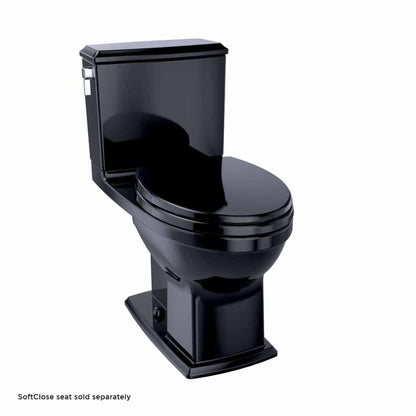 TOTO Connelly Ebony 1.28 GPF and 0.9 GPF Dual-Flush Two-Piece Elongated Toilet Bowl