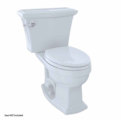 TOTO Eco Clayton Cotton White Two-Piece 1.28 GPF Elongated Toilet