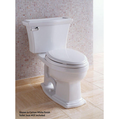 TOTO Eco Clayton Cotton White Two-Piece 1.28 GPF Elongated Toilet
