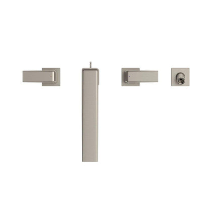 TOTO GB Brushed Nickel Four-Hole Double-Handle Deck-Mounted Roman Tub Faucet Trim