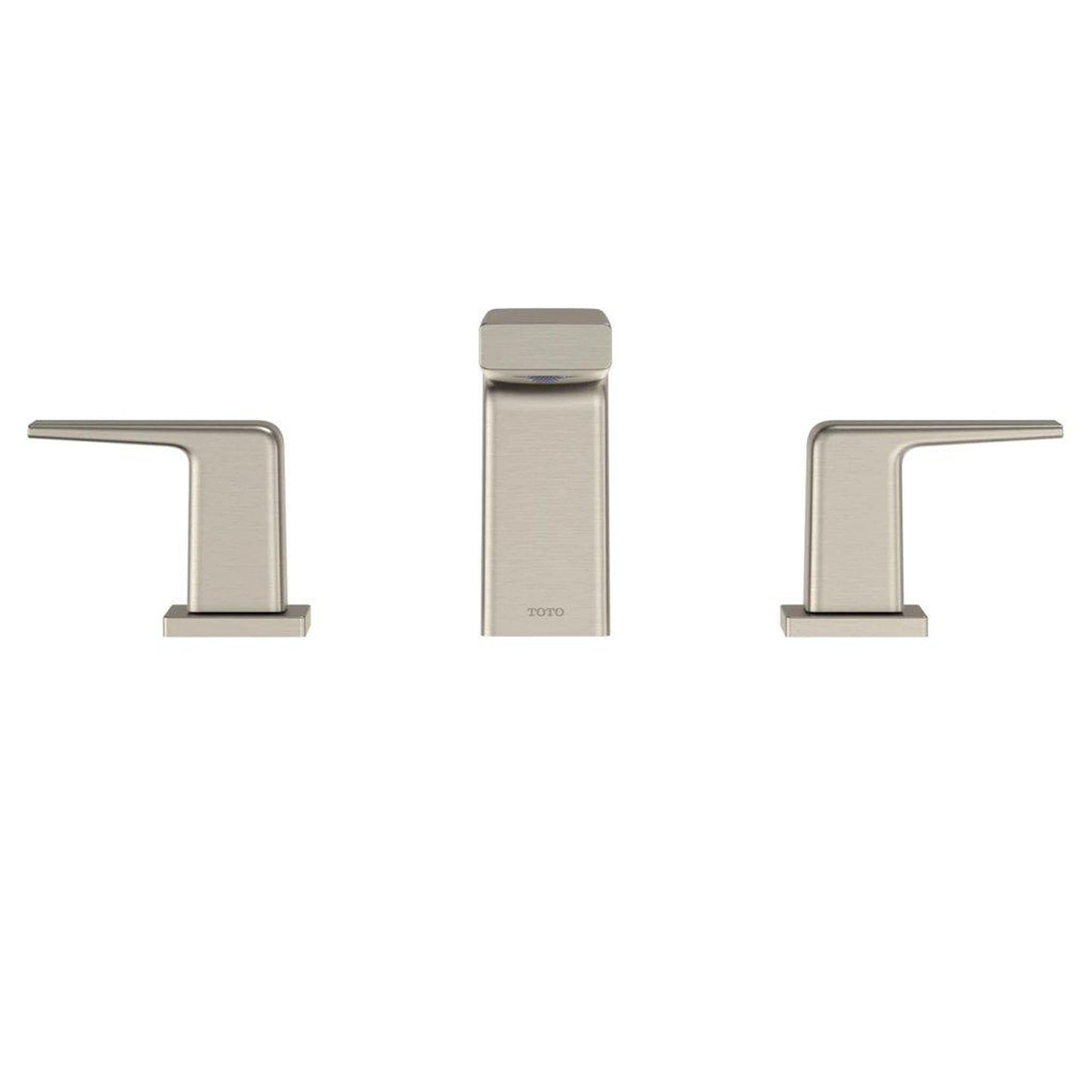 TOTO GB Brushed Nickel Three-Hole Double-Handle Deck-Mounted Roman Tub Faucet Trim