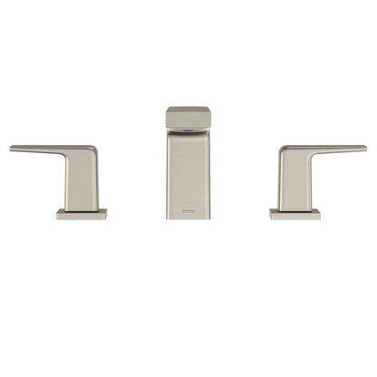 TOTO GB Brushed Nickel Three-Hole Double-Handle Deck-Mounted Roman Tub Faucet Trim