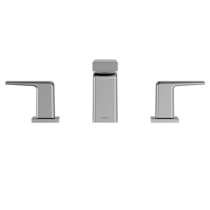 TOTO GB Polished Chrome Three-Hole Double-Handle Deck-Mounted Roman Tub Faucet Trim