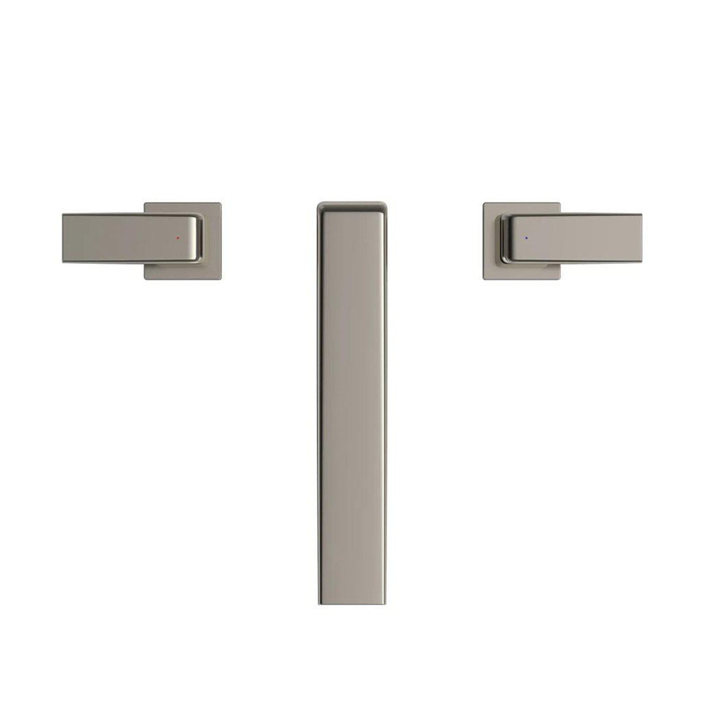 TOTO GB Polished Nickel Three-Hole Double-Handle Deck-Mounted Roman Tub Faucet Trim