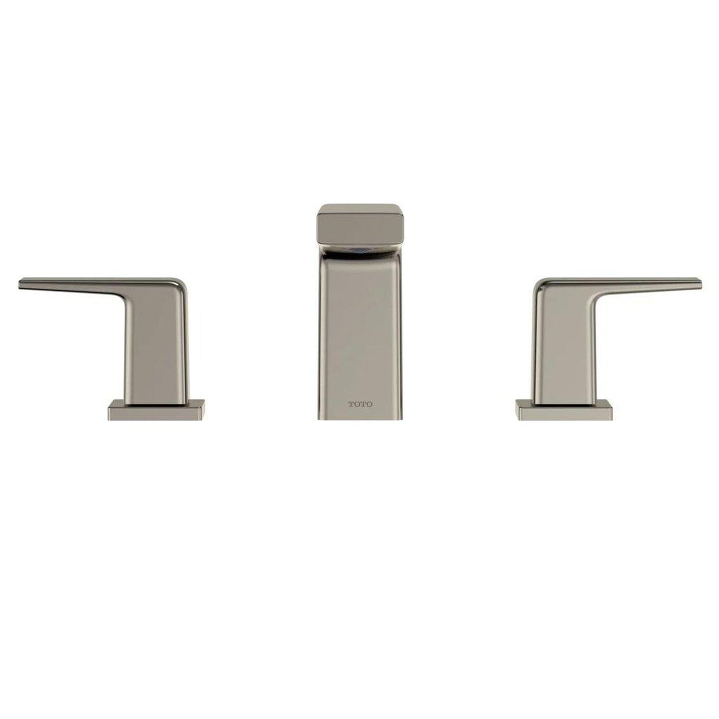TOTO GB Polished Nickel Three-Hole Double-Handle Deck-Mounted Roman Tub Faucet Trim