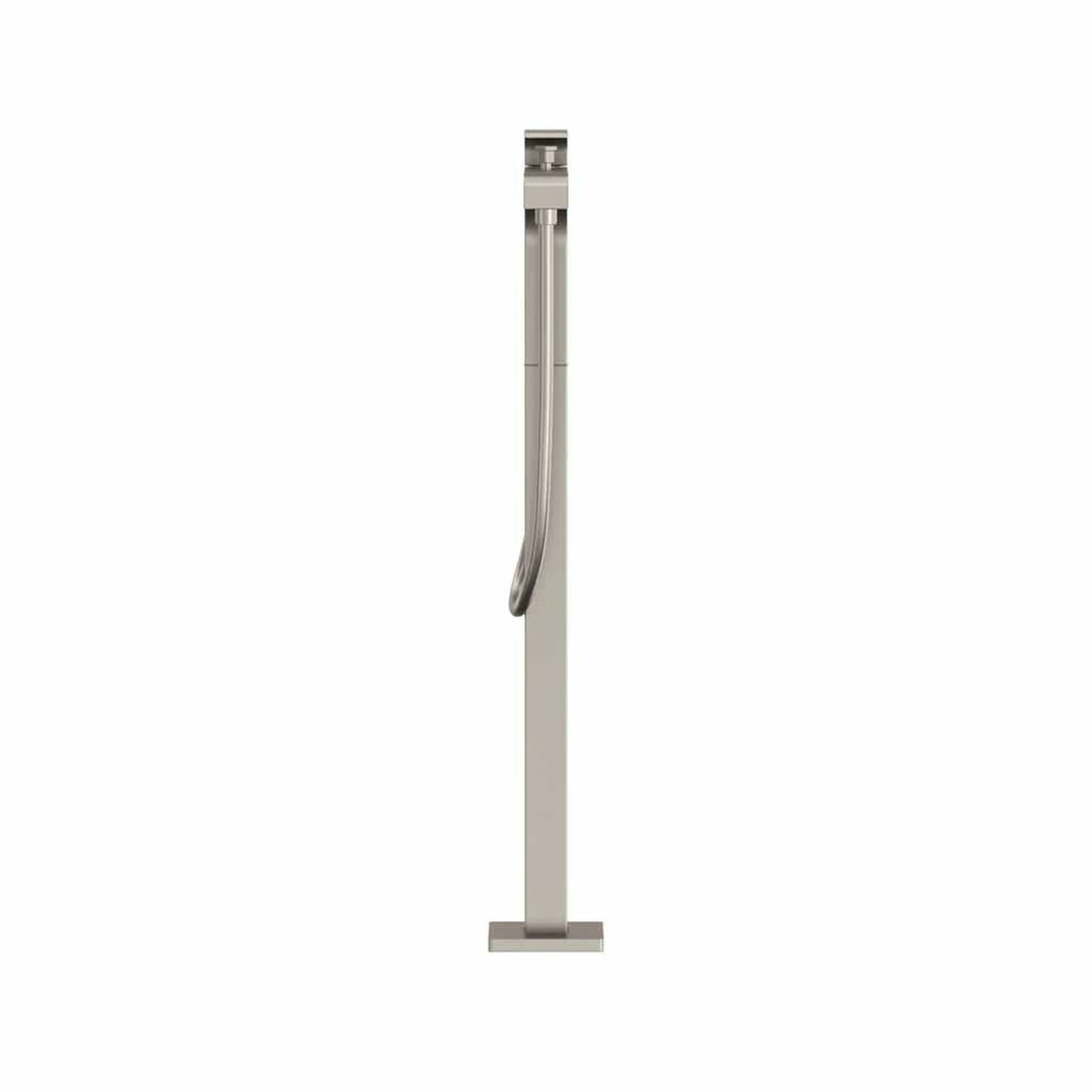 TOTO GC Brushed Nickel Floor Mounted Freestanding Tub Filler With Handshower