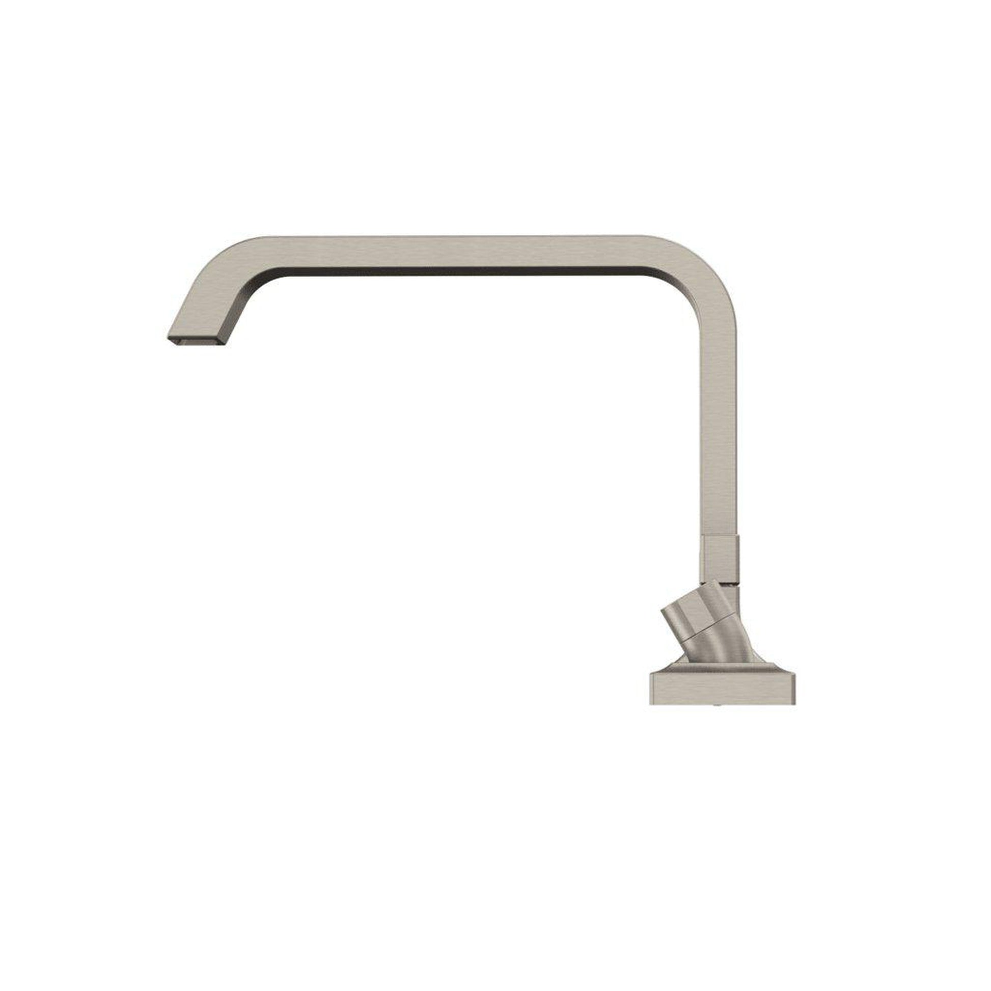 TOTO GC Brushed Nickel Four-Hole Double-Handle Deck-Mounted Roman Tub Filler With Handshower Outlet