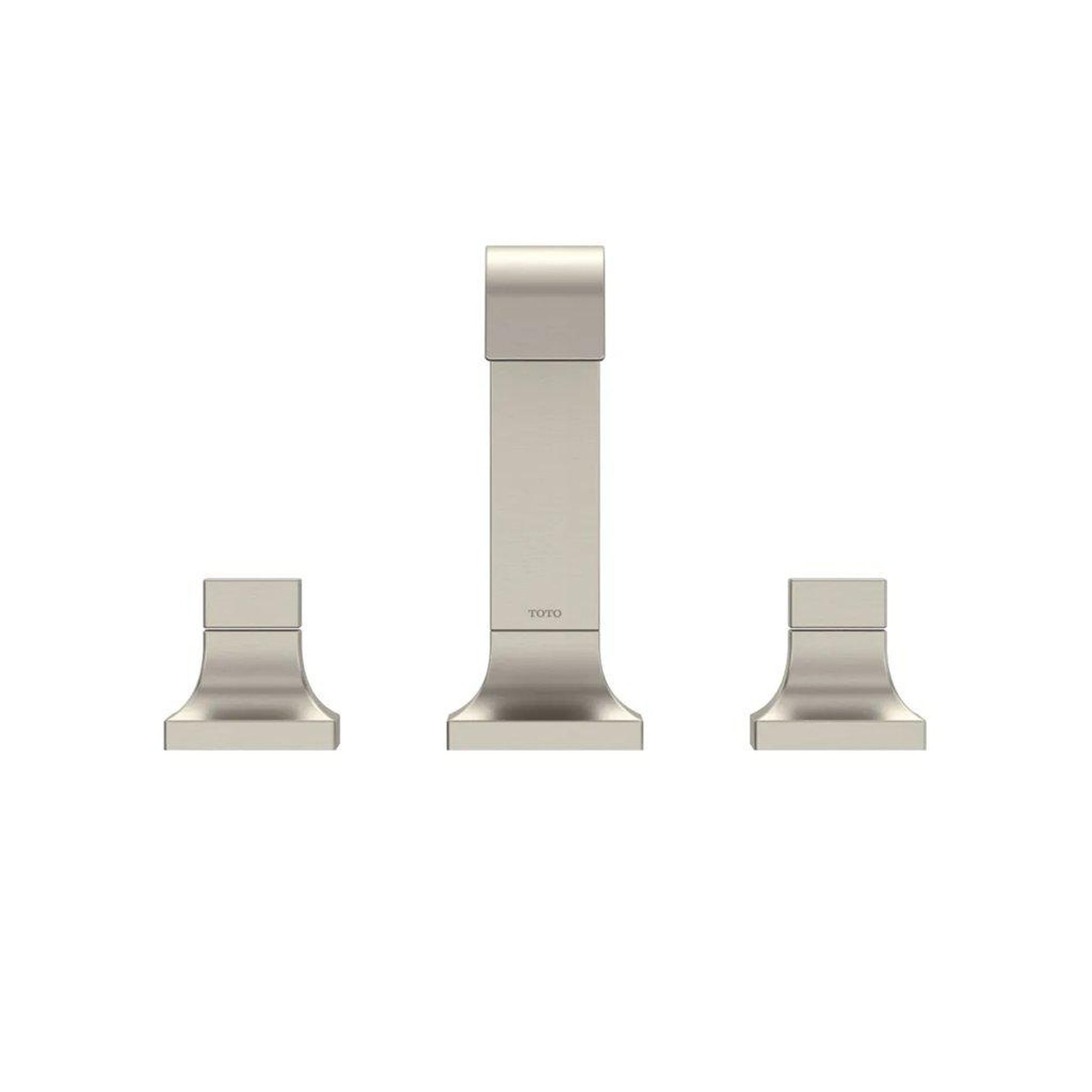 TOTO GC Brushed Nickel Three-Hole Double-Handle Deck-Mounted Roman Tub Faucet Trim