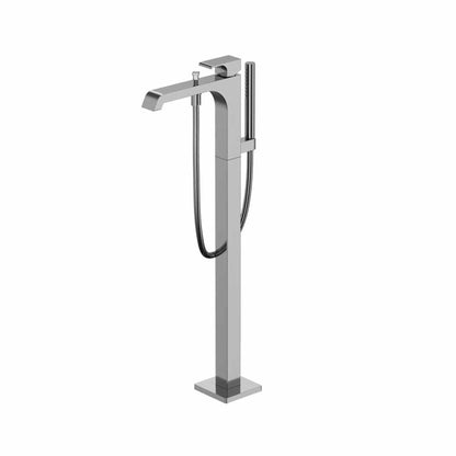 TOTO GC Polished Chrome Floor Mounted Freestanding Tub Filler With Handshower