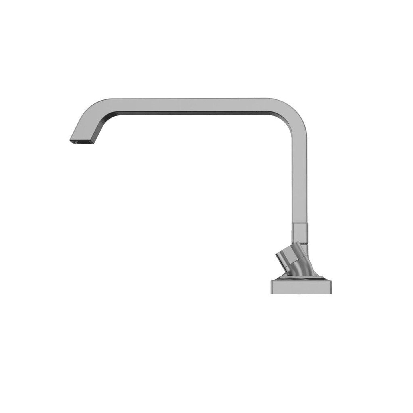TOTO GC Polished Chrome Four-Hole Double-Handle Deck-Mounted Roman Tub Filler With Handshower Outlet