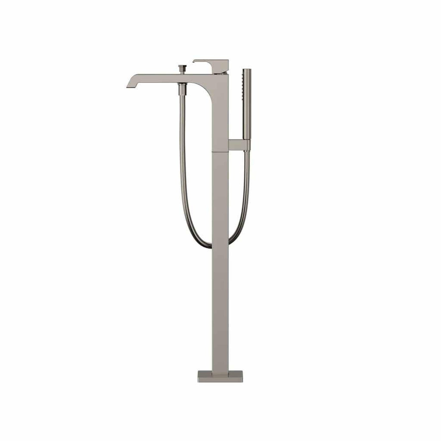 TOTO GC Polished Nickel Floor Mounted Freestanding Tub Filler With Handshower
