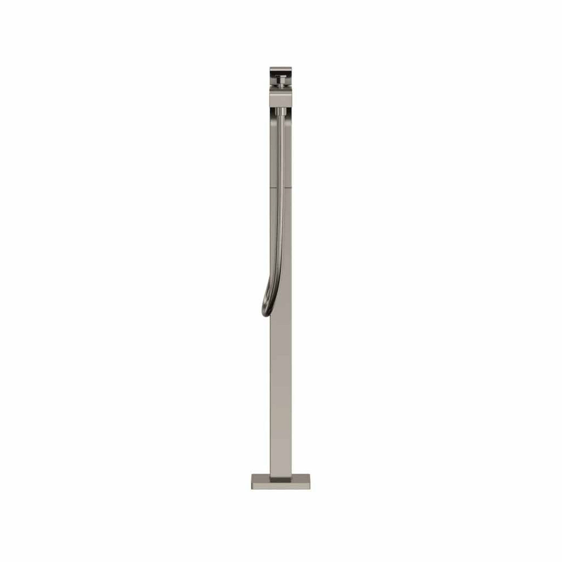 TOTO GC Polished Nickel Floor Mounted Freestanding Tub Filler With Handshower