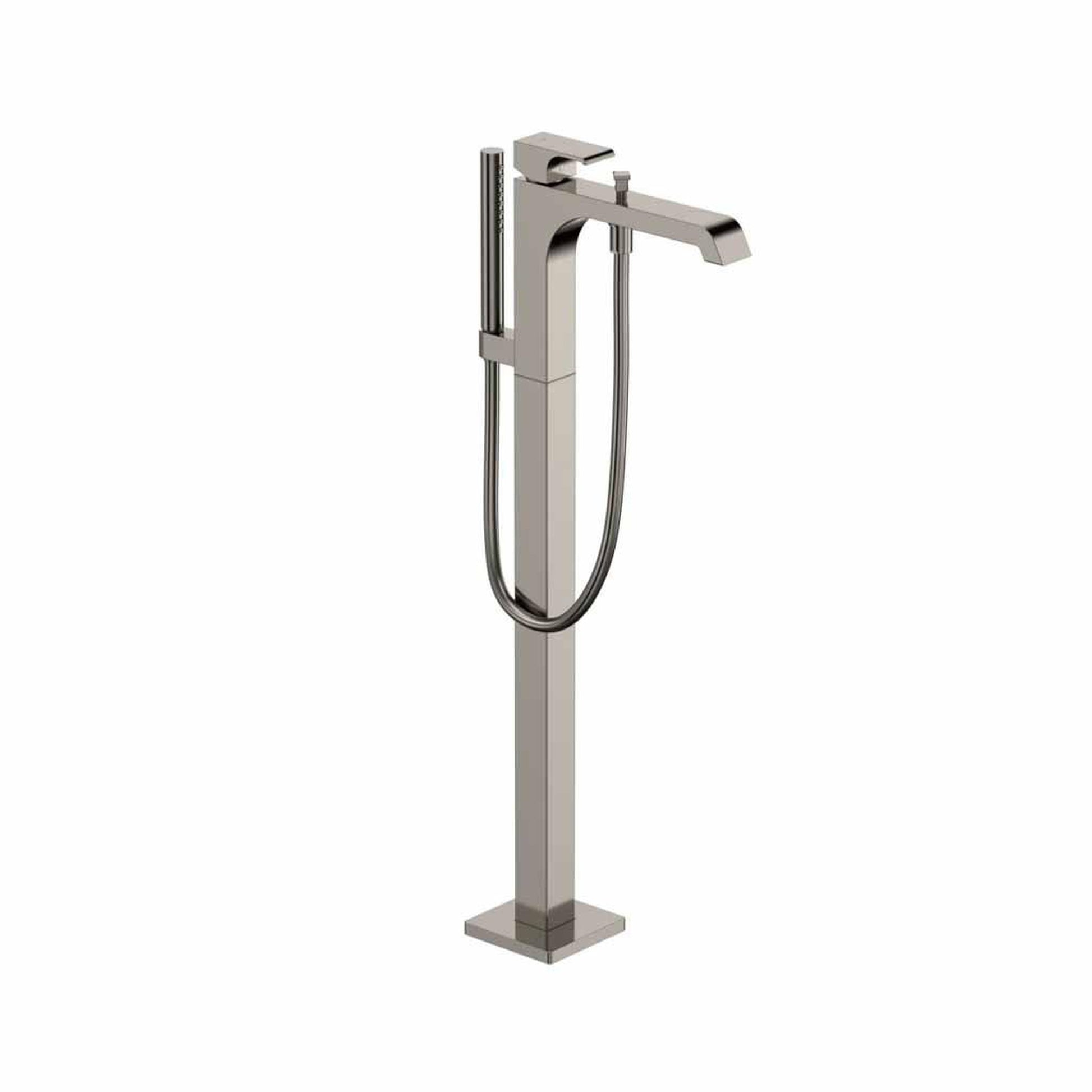 TOTO GC Polished Nickel Floor Mounted Freestanding Tub Filler With Handshower