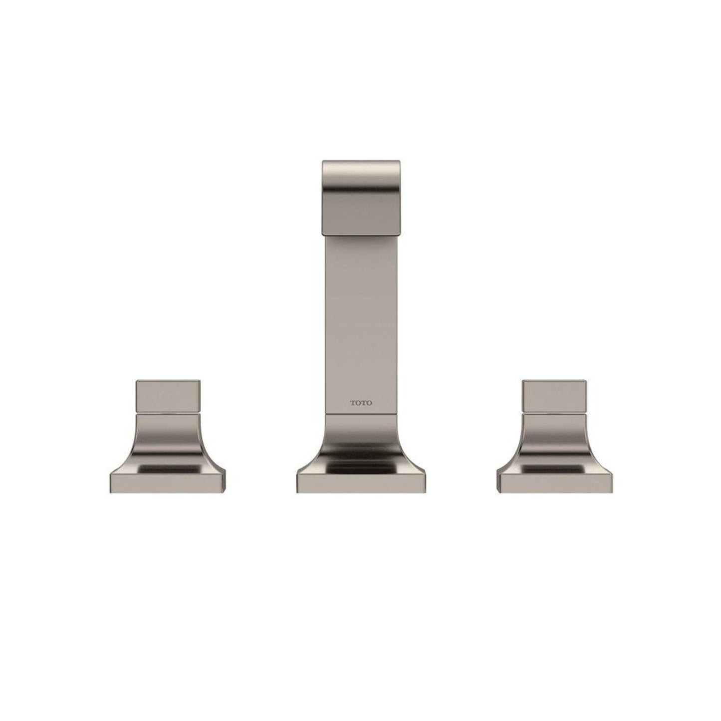 TOTO GC Polished Nickel Three-Hole Double-Handle Deck-Mounted Roman Tub Faucet Trim