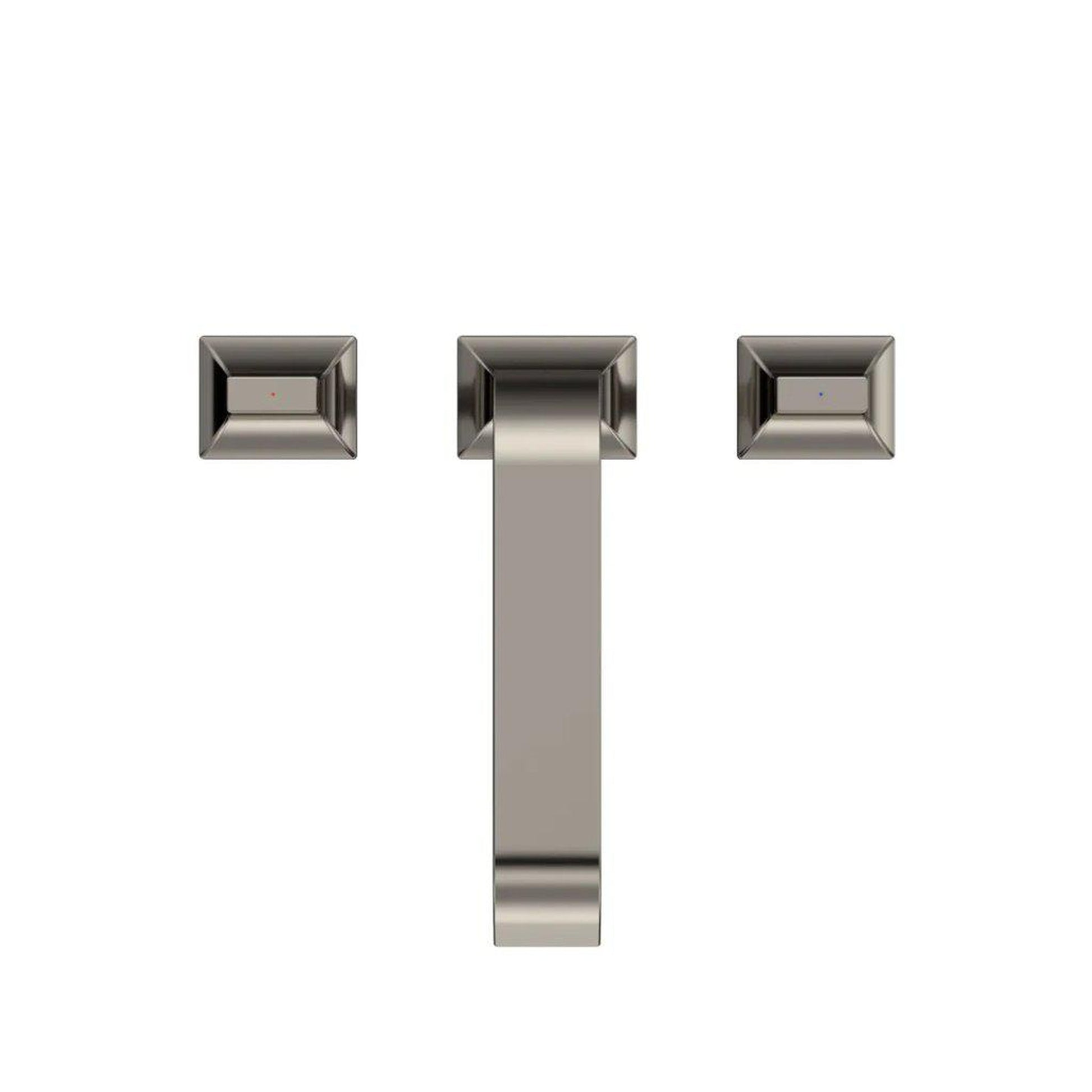 TOTO GC Polished Nickel Three-Hole Double-Handle Deck-Mounted Roman Tub Faucet Trim