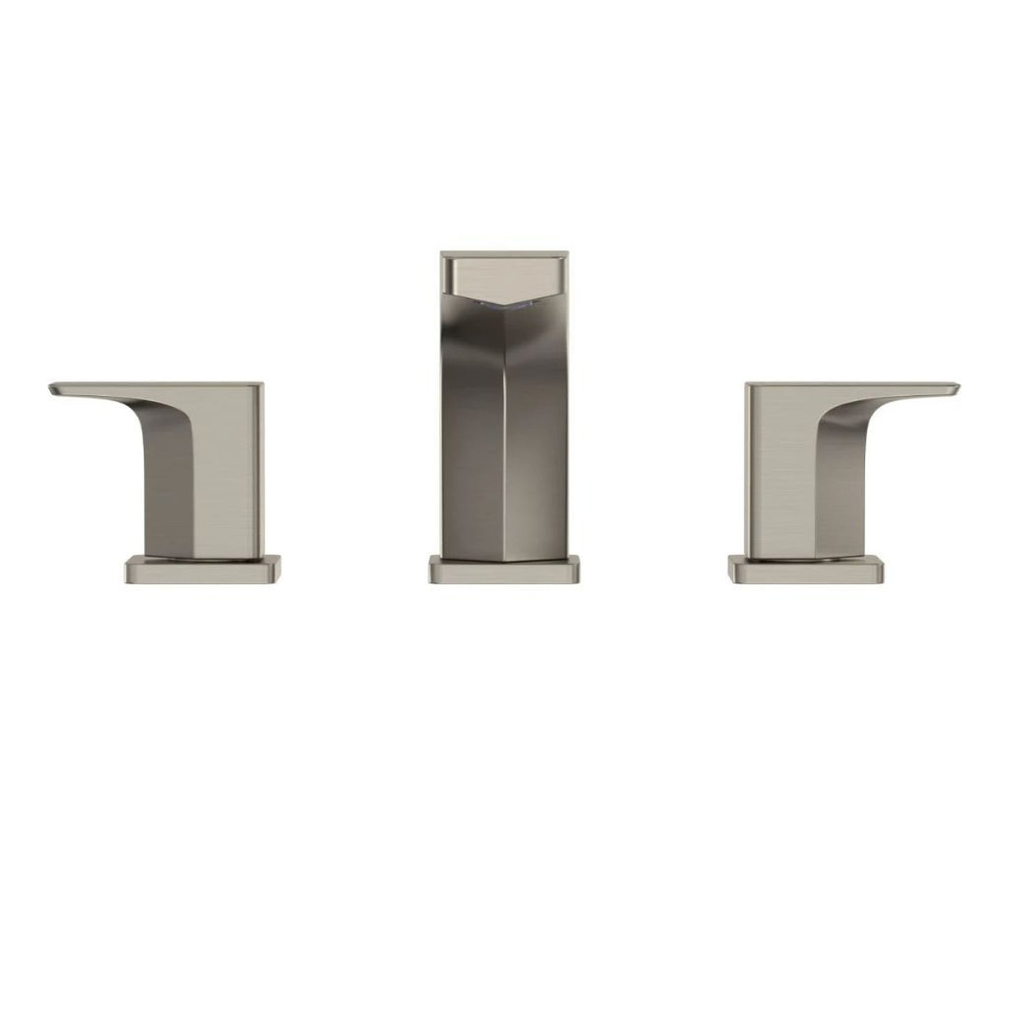 TOTO GE Brushed Nickel Three-Hole Double-Handle Deck-Mounted Roman Tub Filler