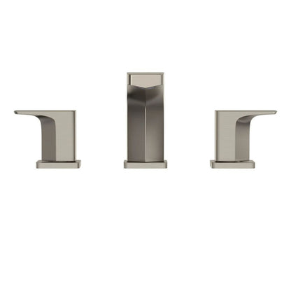 TOTO GE Brushed Nickel Three-Hole Double-Handle Deck-Mounted Roman Tub Filler